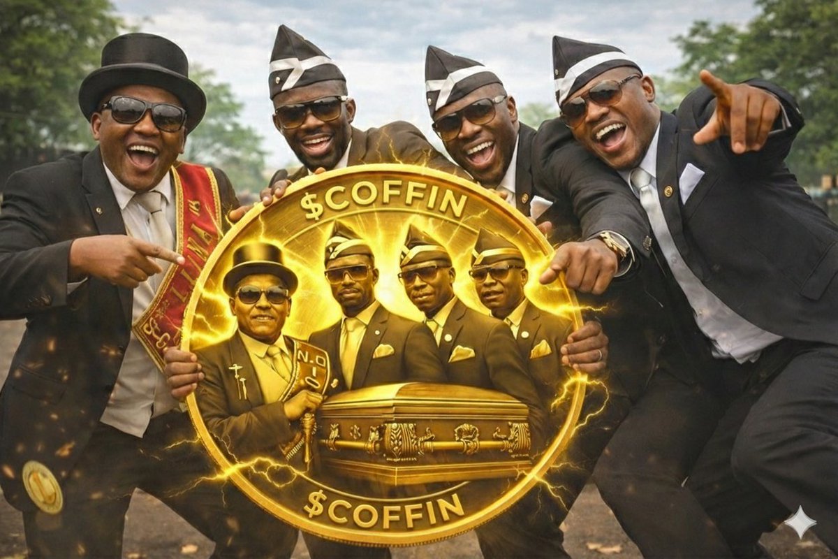 CoffinDance0201's tweet image. 🚀 Meme Coin Launch Alert 🚀

$COFFINはPUMPFUNにて22時にローンチ決定！！

⏳2026/02/08 22:00 JST（13:00 UTC）

💰例外なく参加全員にコインをばら撒きます
💰Everyone will receive coins, guaranteed.

🎁参加者全員にプレゼントの条件
✅このアカウントをフォロー