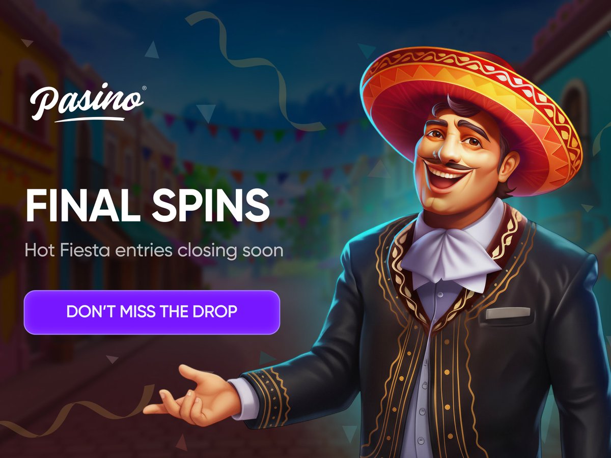 🌶️ HOT FIESTA GIVEAWAY — LAST CALL 🌶️

$100 LTC chest closing soon on Hot Fiesta. Final spins for entries.

Quick entry:
LEVEL 5+
$50 bets on Hot Fiesta
Like ❤️ RT 🔁 Tag 👥

pasino.com/extra-slot/2066

Reels still paying. Get in before winners drop.

#Pasino #Giveaway #LTC