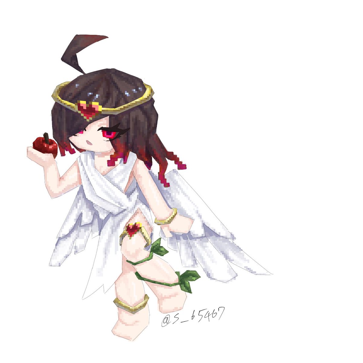 即席OCローポリゴン #イラスト #illustration