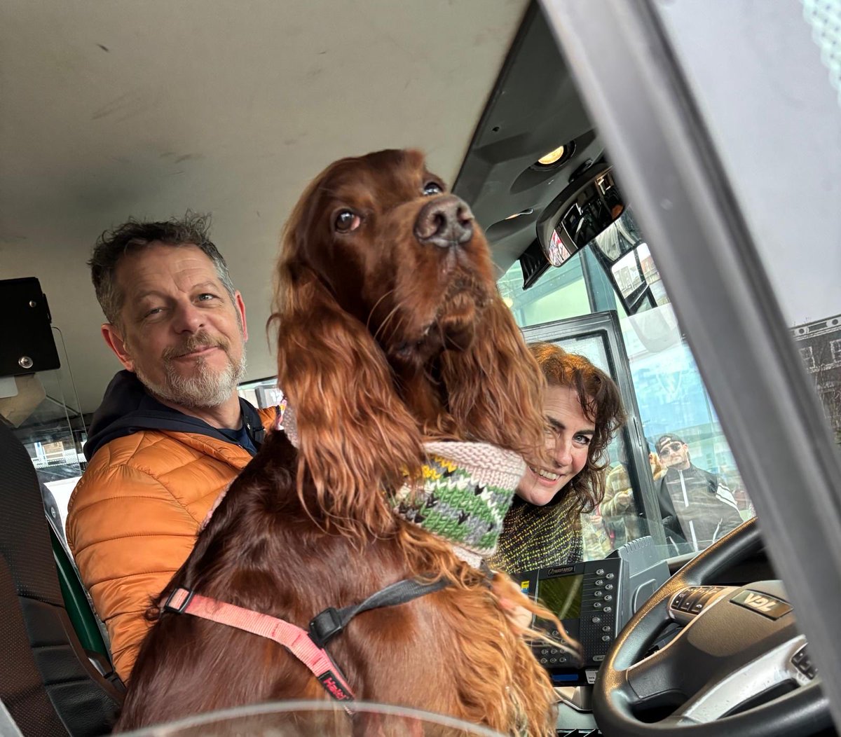 moranjohna1's tweet photo. When an idea becomes a fun reality. Year 2 of Bualadh Bus. Arriving soon in Askeaton and then lovely Glin. Thanks @Buseireann for the transport and the same great driver as last year! Well done to all the organiser of Limerick’s @AllWeHaveAreDays  MayoralFund making a difference. https://t.co/wRb1K1gRrn