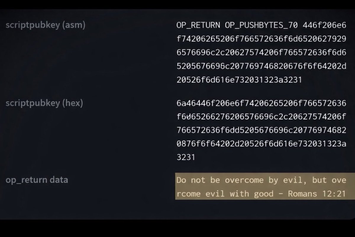 Most people don't know this, but Bitcoin has a hidden message that