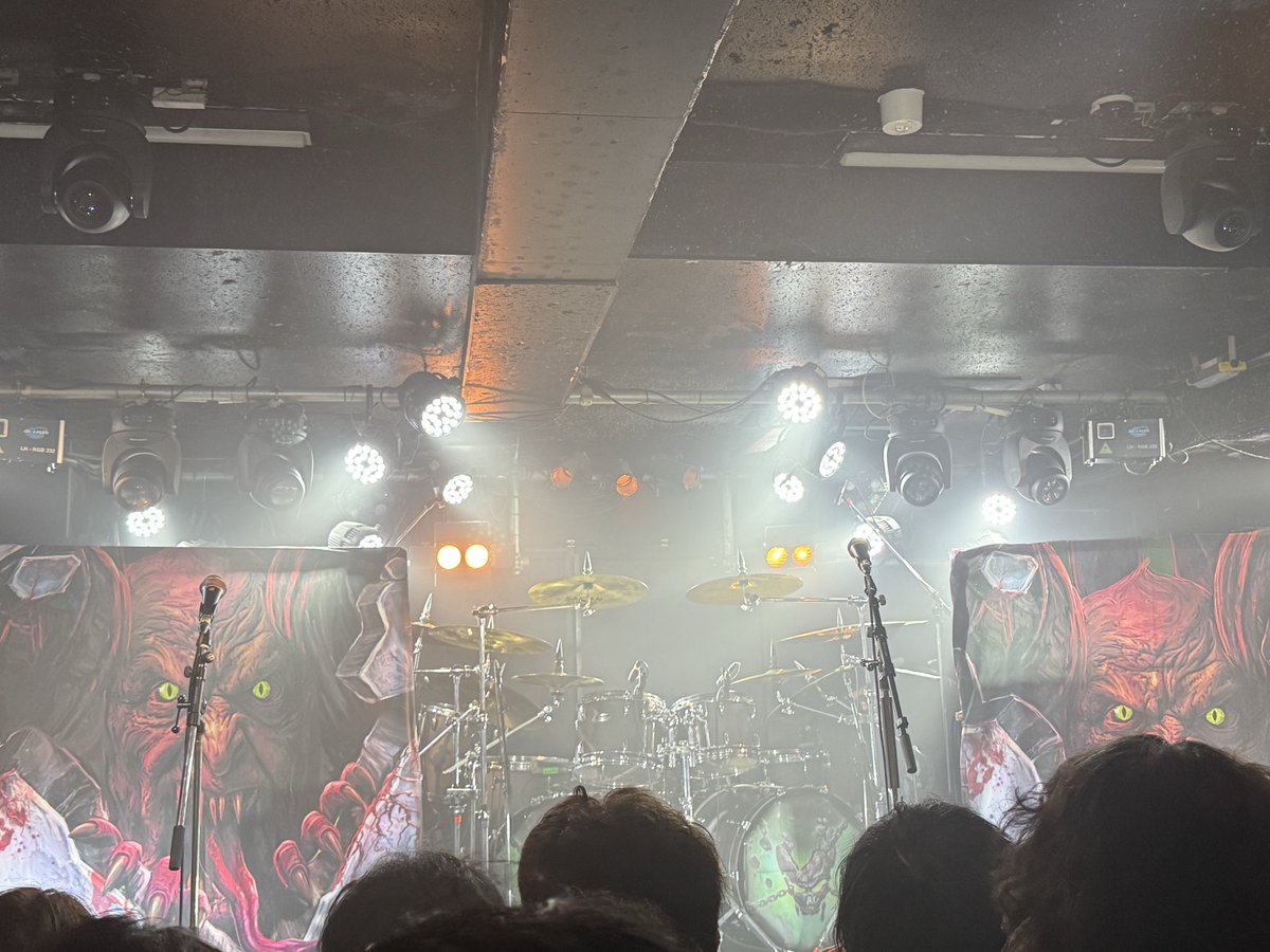 pppscream's tweet image. みんな大好きDestructionを観てきました。
ヘドバンし過ぎてTotal Desasterで意識が飛びかけました。最高のセトリと最高の演奏と低音サウナでととのいました。大変申し訳ありませんがスラッシュメタルが最強です。
また来日してね。
#destruction #tokyo #japan #デストラクション