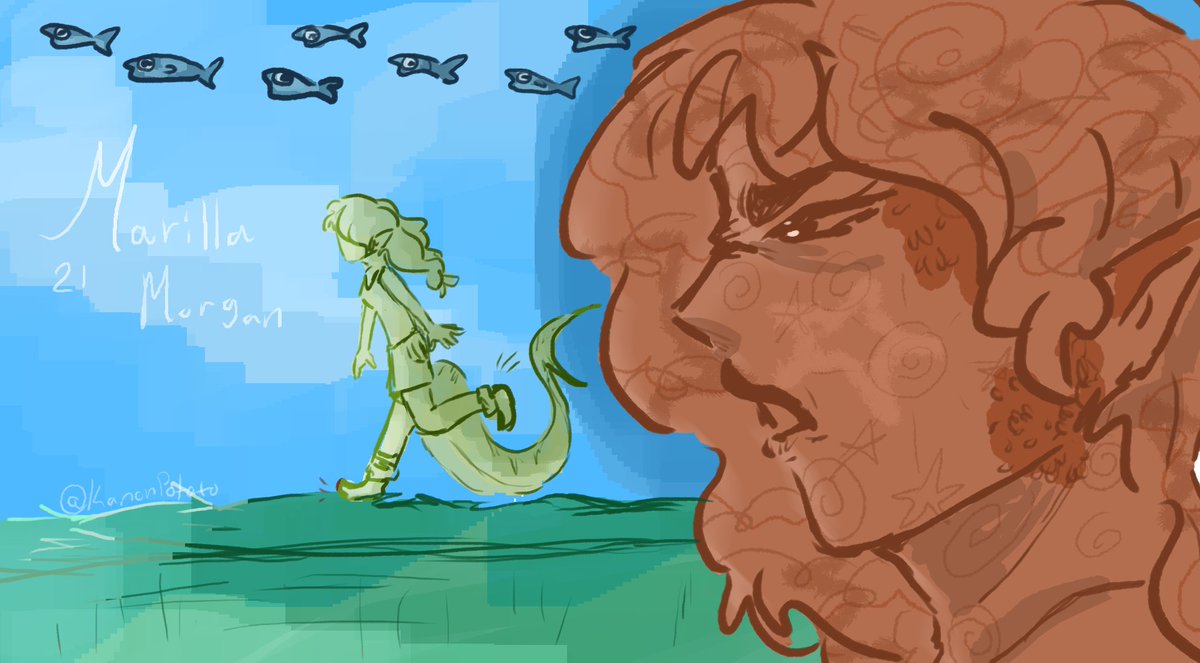 It's a bit bad considering i didn't use a reference and just did what came to mind. But oc lore drawing for a smp i have with my friends :D!!