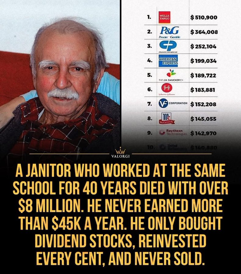 The story of Ronald Read really is insane.

Born in 1921, Read lived one of the simplest lives you can imagine. He was a janitor and and worked st a gas station. To everyone around him, he looked like an ordinary, hardworking man with modest means.

But he had a secret.

Over the