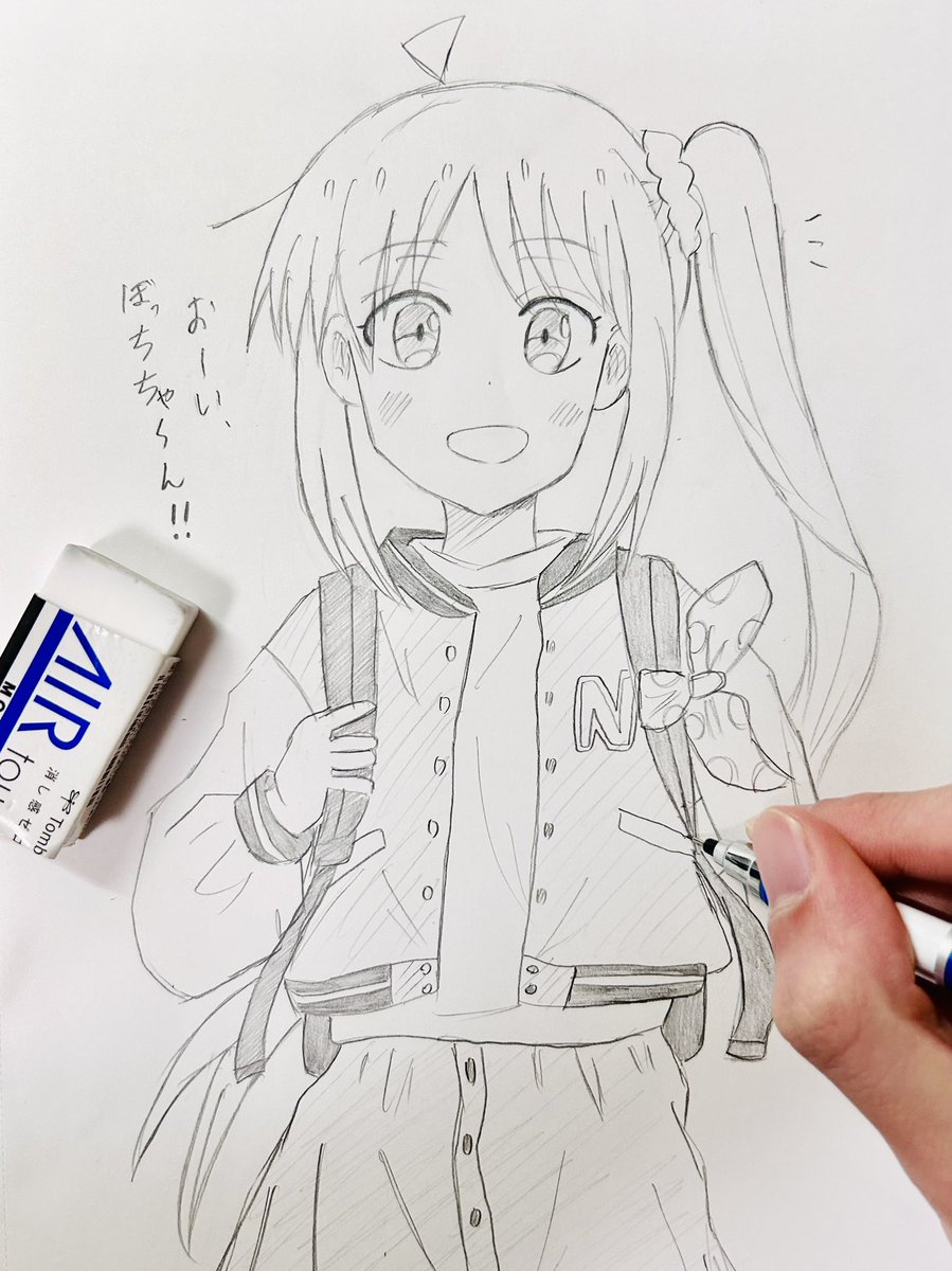 今月描いた絵を晒そう テストもあったし2枚だけ！来月はもっと描けたら