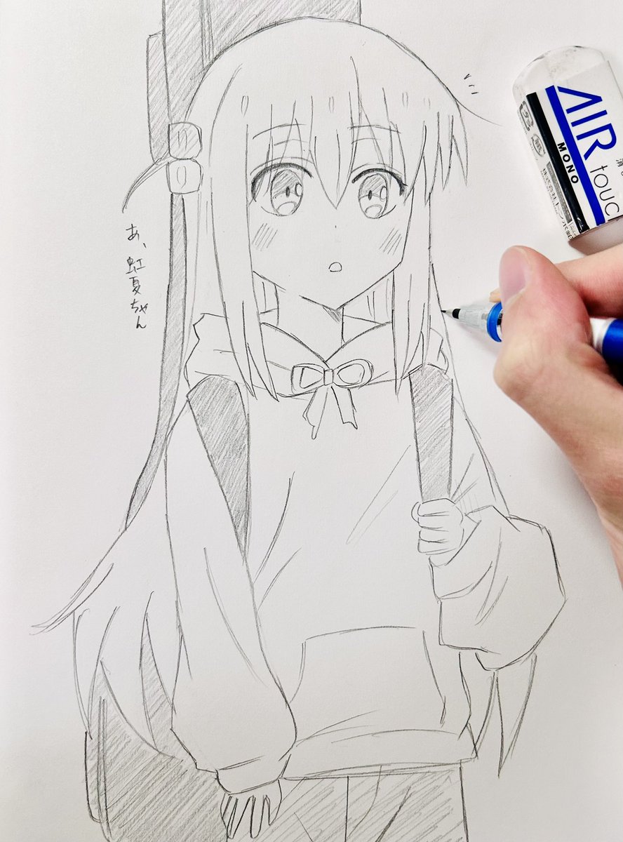 今月描いた絵を晒そう テストもあったし2枚だけ！来月はもっと描けたら