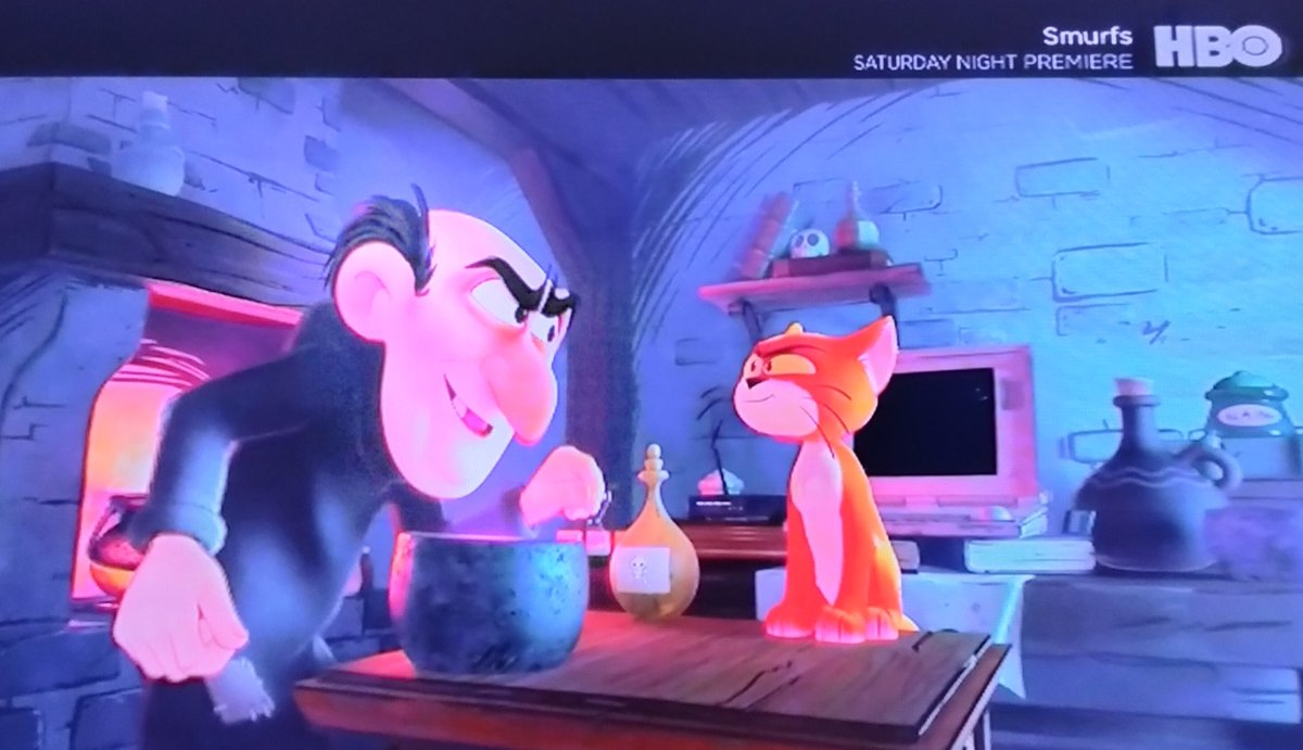 Mr_Ask_Why's tweet image. #SaturdayNightPremiere watching @SmurfsMovie on @HBOAsia 😊
#HBO #SmurfsMovie #Smurfs