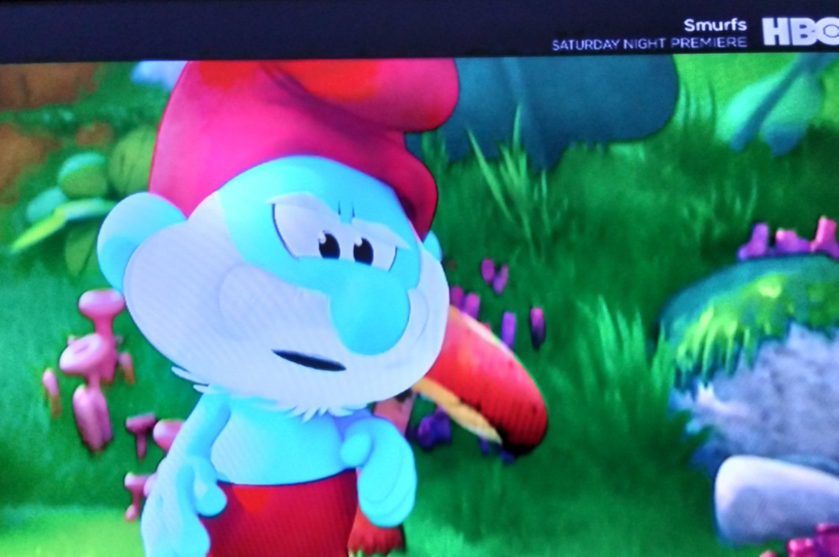 Mr_Ask_Why's tweet image. #SaturdayNightPremiere watching @SmurfsMovie on @HBOAsia 😊
#HBO #SmurfsMovie #Smurfs