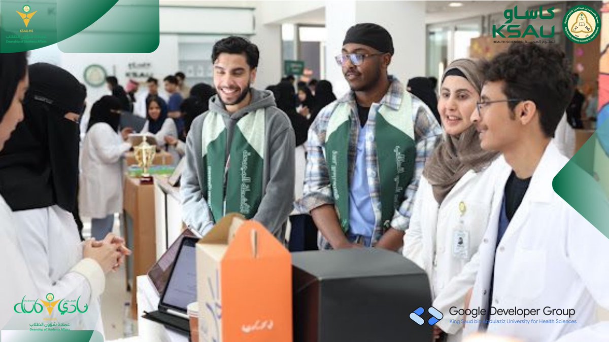 StudentsofKSAUH's tweet photo. عالم تُتخذ فيه القرارات خلال أجزاء من الثانية ⏱️، أصبح الذكاء الاصطناعي عنصرًا حاسمًا في تطوير الرياضة وتعزيز العدالة داخل الملعب ⚽🤖.
من تقنية الفار (VAR) 🎥، إلى التسلل نصف الآلي، وتحليل الأداء وجودة القرار، استعرض نادي Google كيف أسهم الذكاء الاصطناعي في دعم الحكام، وتمكين المدربين، ورفع كفاءة اللاعبين، وذلك من خلال محتوى وفعاليات تفاعلية وممتعة ✨