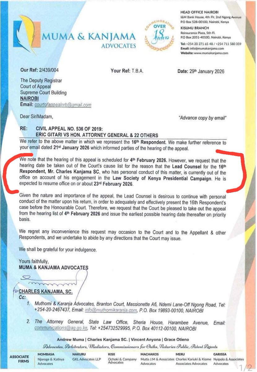 The Kenyan judiciary is overwhelmed with backlogs, repeated adjournments, and delayed justice  for advocates and litigants alike. For years, the Bar has condemned this culture, demanding efficiency, discipline, and strict respect for court timelines. Any LSK President must be
