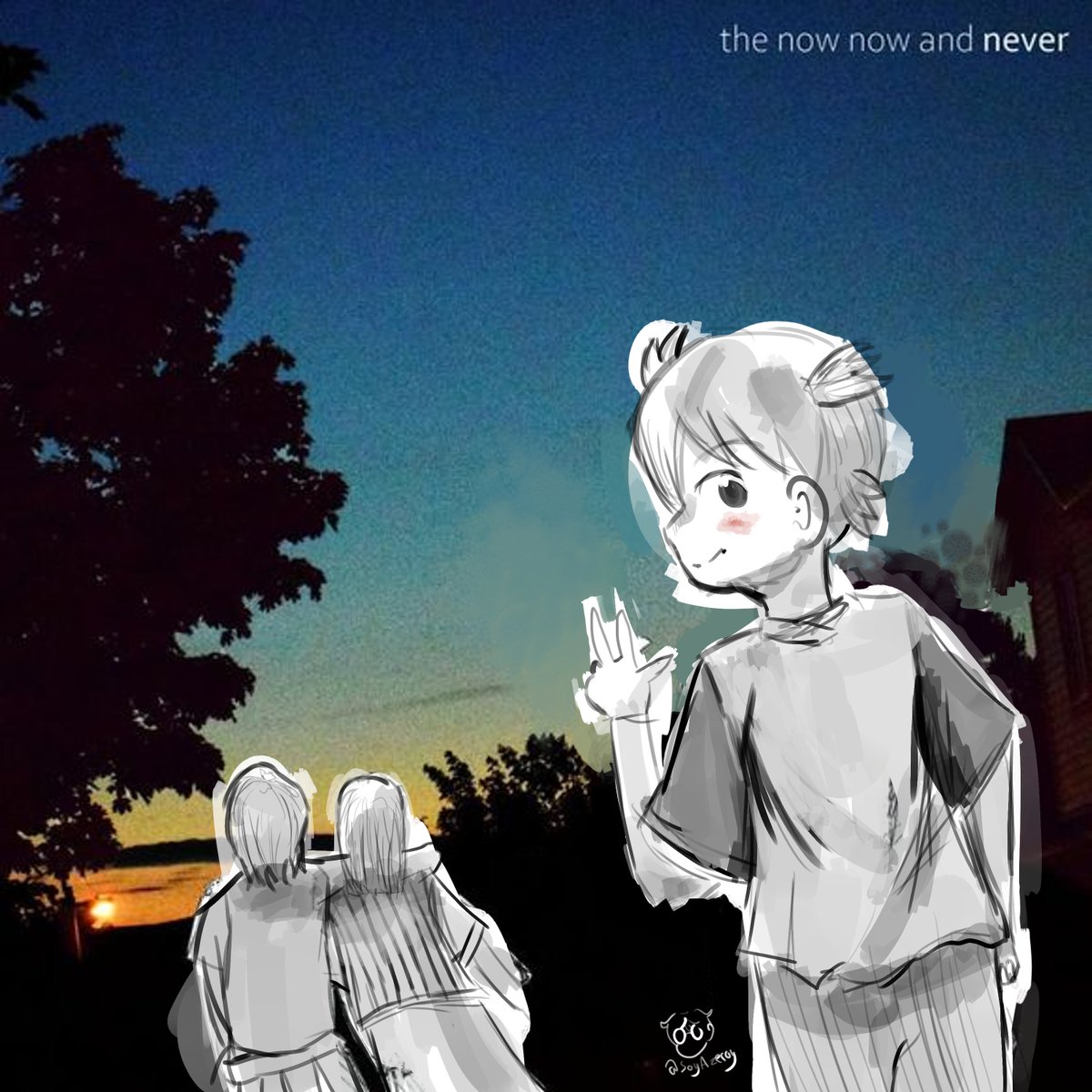 SoyAzeroy's tweet image. wiyn x yotsuba&amp;amp;! doodles
#yotsubato #よつばと