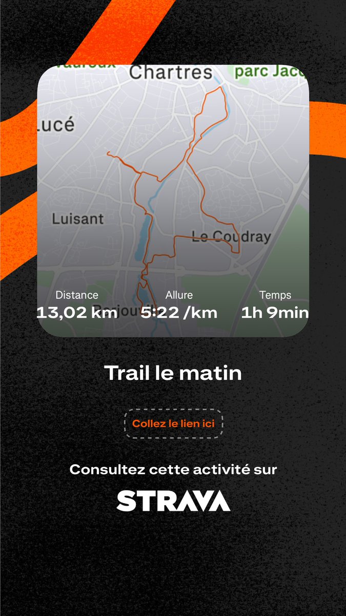 Séance du jour ech + 5km as42 r5’ puis 8km as42 r