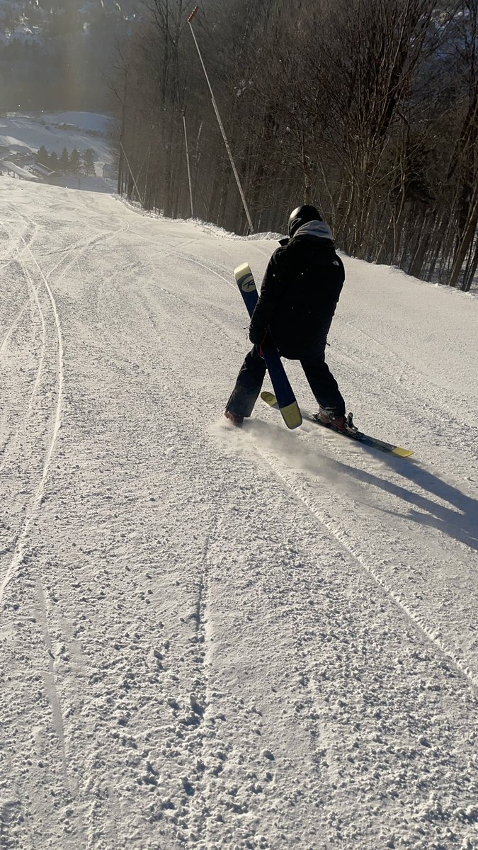 <a href="/stephenreinard/">stephendoesbusiness</a> told me he could ski.  First run was NOT a success!