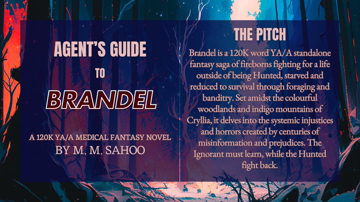 M. M. Sahoo is querying Brandel #YA #A #F tweet media