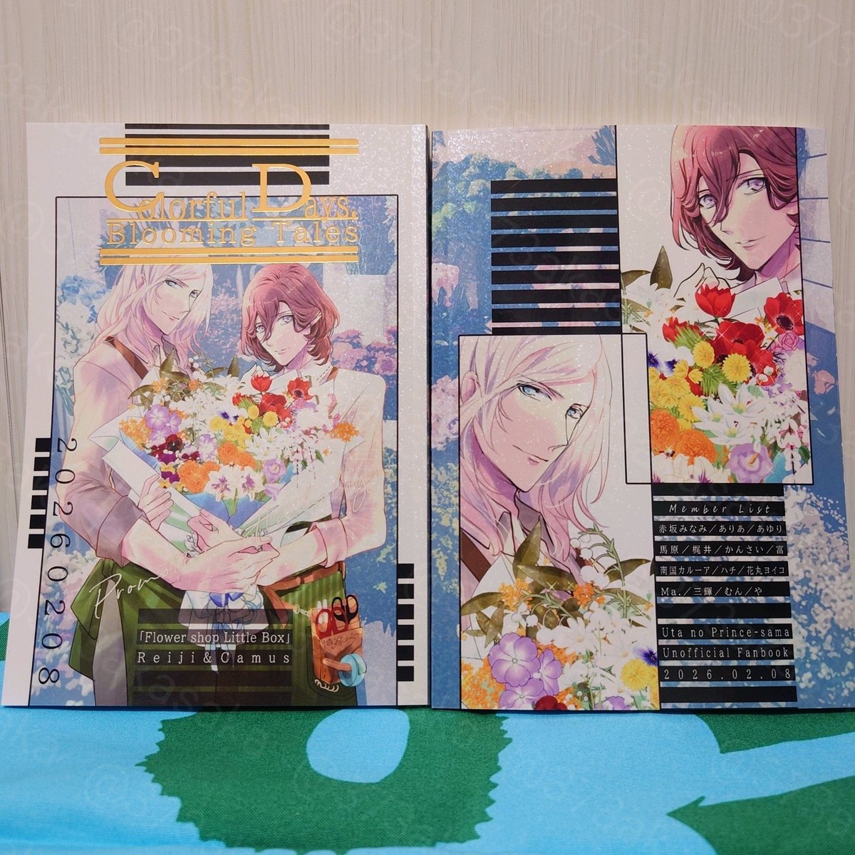 花y…ページ•*¨*•.¸♬︎ キラキスお花屋さん番宣アンソロ、刷り上がりました！ とっても素敵に