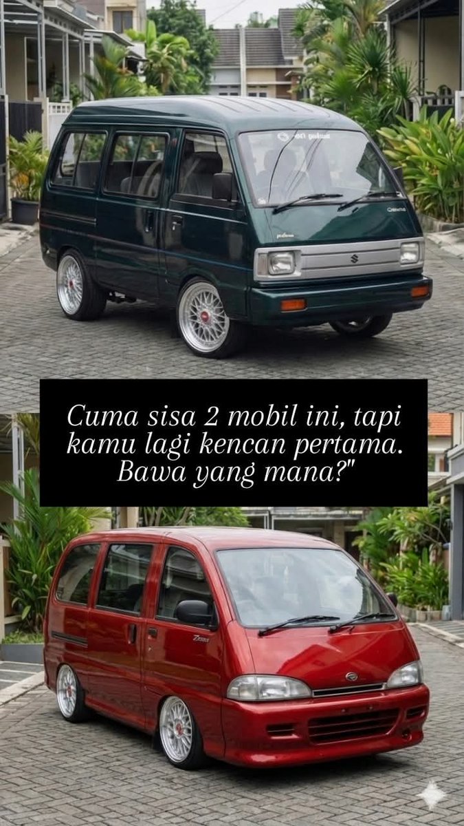 Suka Mobil Tua tweet media