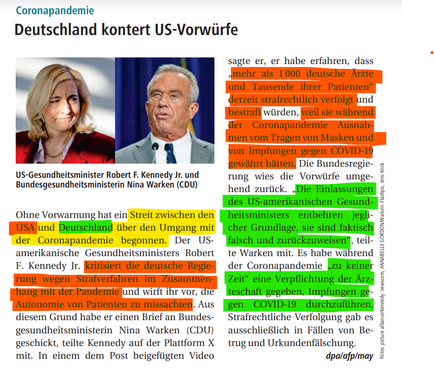 Artikel im deutschen Ärzteblatt (1/2026, s.u.)  

Was, wenn Herr Rechtsanwalt RFK Jr. recht hat? 

Was, wenn Prozesse im Rahmen der Pandemie-Aufarbeitung beginnen, um Unrecht zu prüfen? 

Werden dann deutsche Sichtweisen korrigiert werden müssen? 

aerzteblatt.de/archiv/pdf/aae…