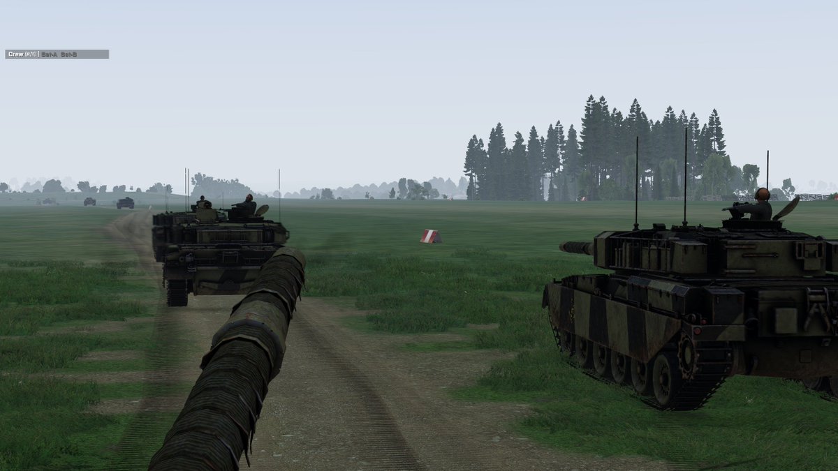 DarkLiberator's tweet image. Commanding a large armor group using British vehicles (Challengers, Chieftains, and Warriors) attacking in an #Arma3 mission was an interesting challenge. Will definitely be in a future video!