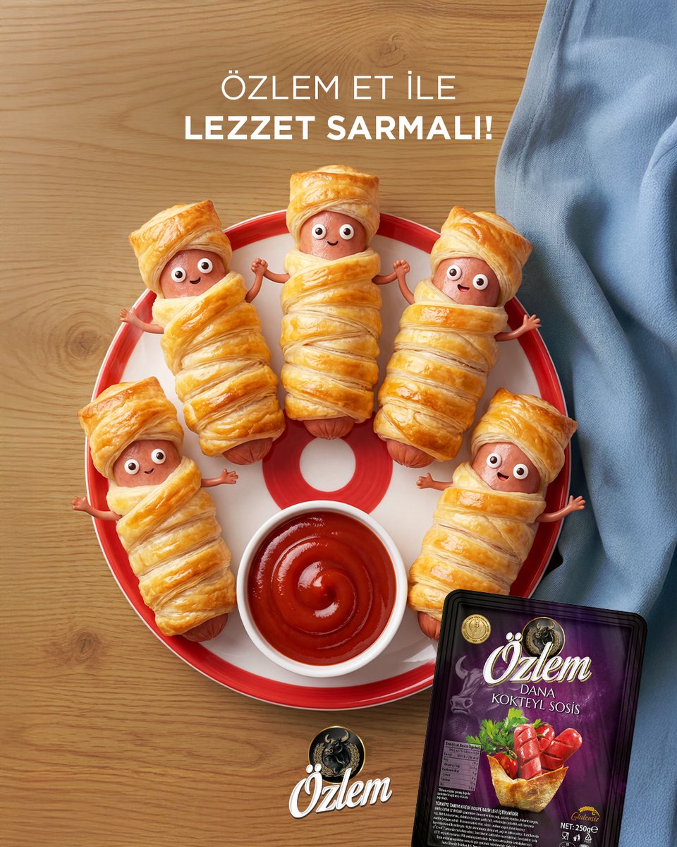 Her lokmada seni sarıp sarmalayacak Özlem Et Dana Soyulmuş Sosis ile lezzet yolculuğunu keşfet! 

#Özlem #TarımKrediEt #TarımKredi