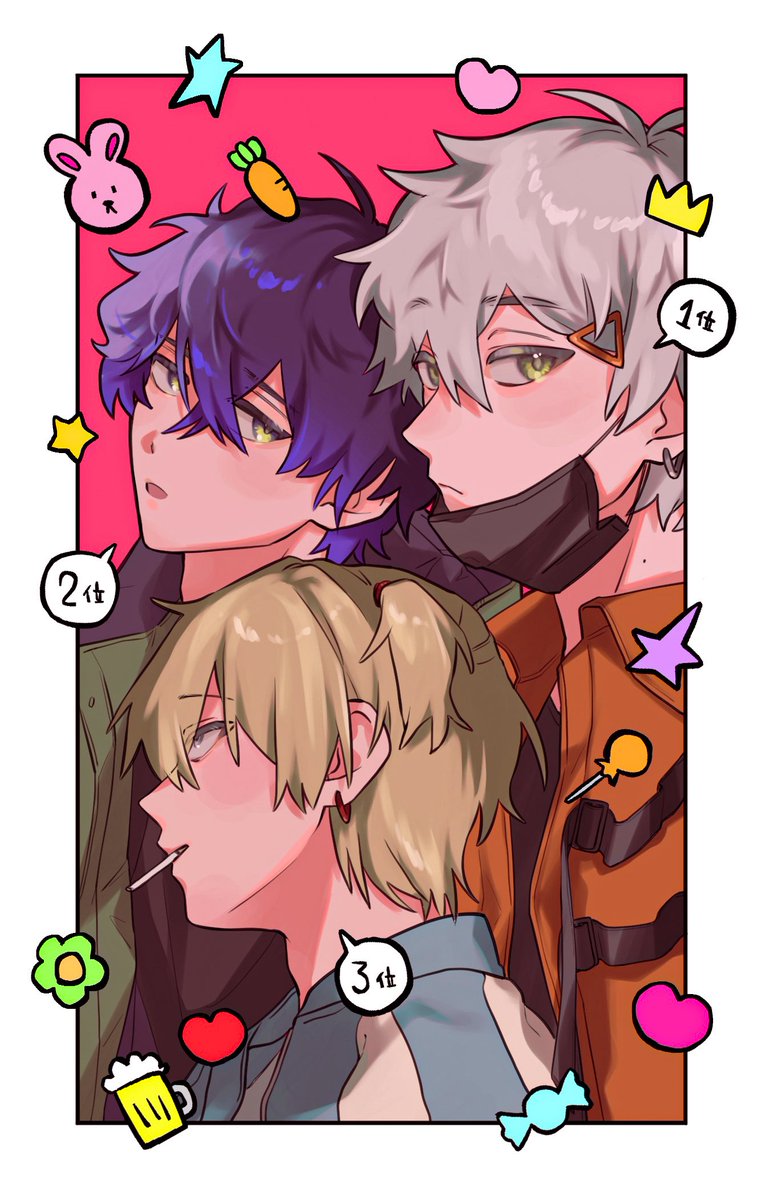 1️⃣鹿金2️⃣望月良夜3️⃣鐚一文
うお〜〜〜✊🍫
 #高生宅バレンタイン2026