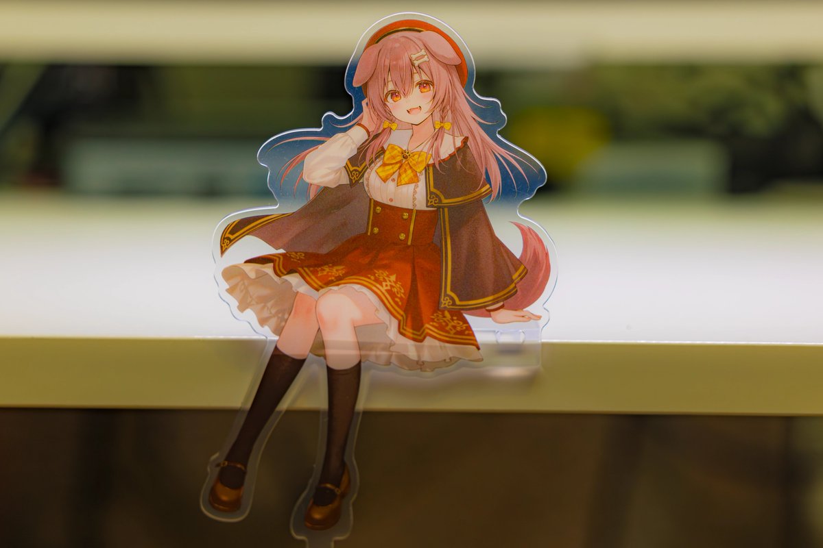 フカヒレ先生の新刊セットが届きました！！
かわいいころさんのイラストがたくさんで幸せ😇

おすわりタイプのアクリルスタンドも初めて買ってみたけど、思っていた以上に新鮮で不思議な感じ
モニターの上に置くと、ふとした瞬間に目が合うので凄く癒やされます