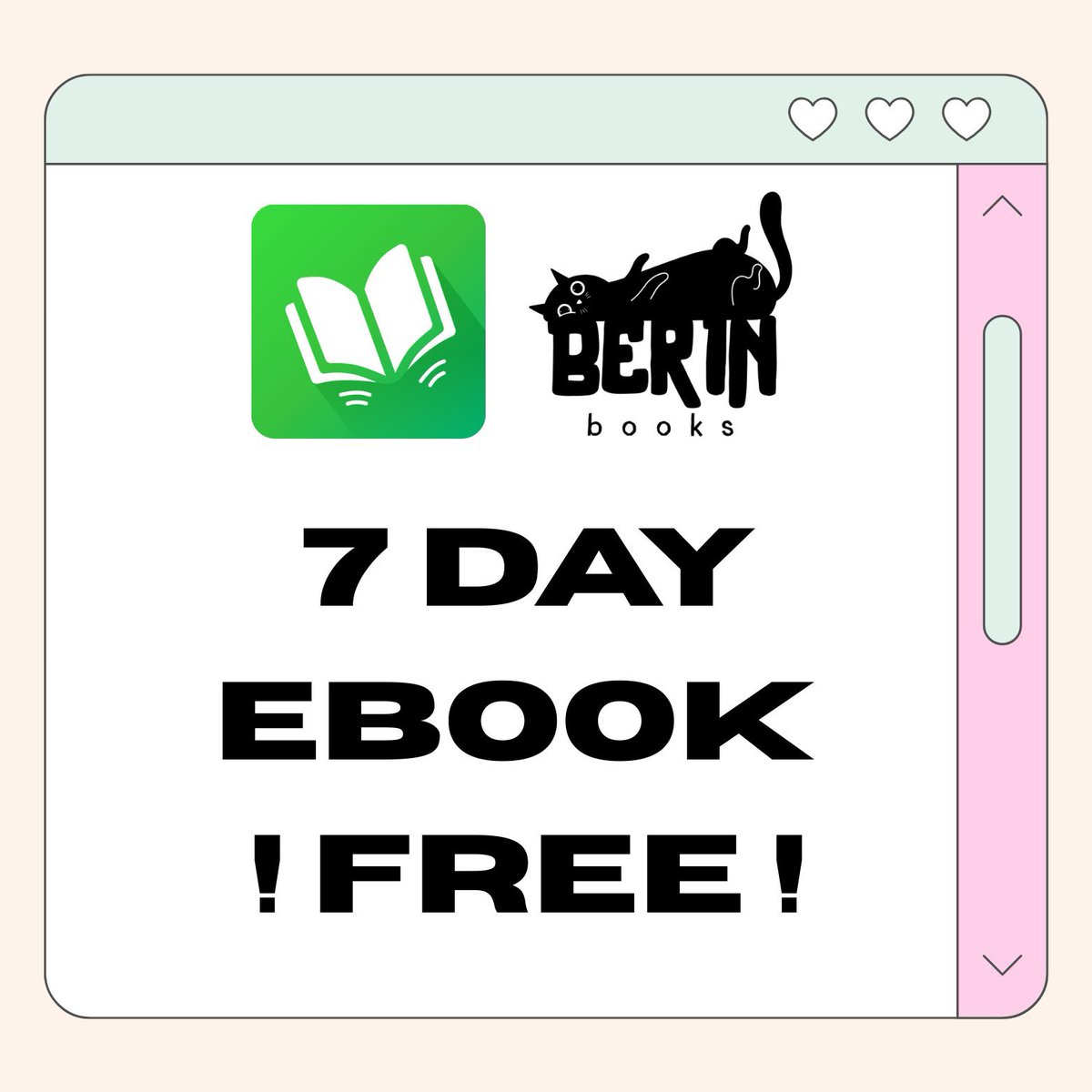 _berinnews's tweet image. กิจกรรมอ่านอีบุ๊กฟรี 7 วัน

เพียงกรอกโค้ด : mebxBL31jan26

ก็สามารถอ่านได้เลยนะคั ทางบีรินบุ๊กส์ขนทับนิยายมาให้ทั้งหมด 11 เรื่อง ! 

ห้ามพลาดเลยนะคะ 🤲🏻🩷👈🏻