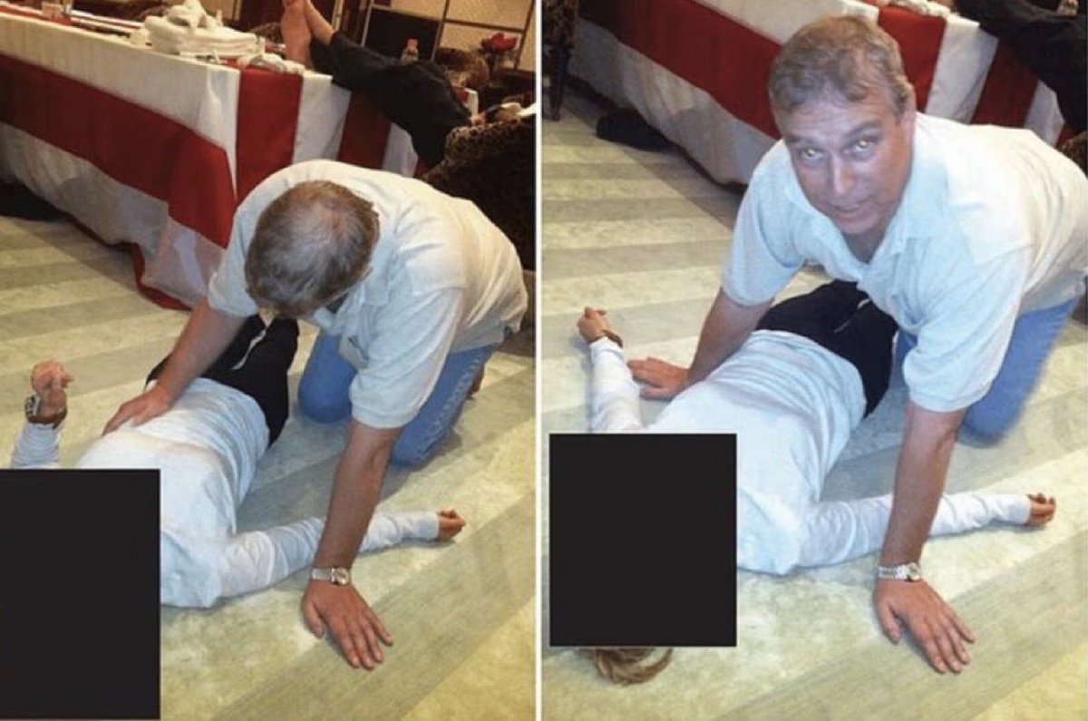 🇬🇧📸 FLASH 

Des photos des archives d'Epstein semblent montrer le prince Andrew sur une femme allongée sur le sol.