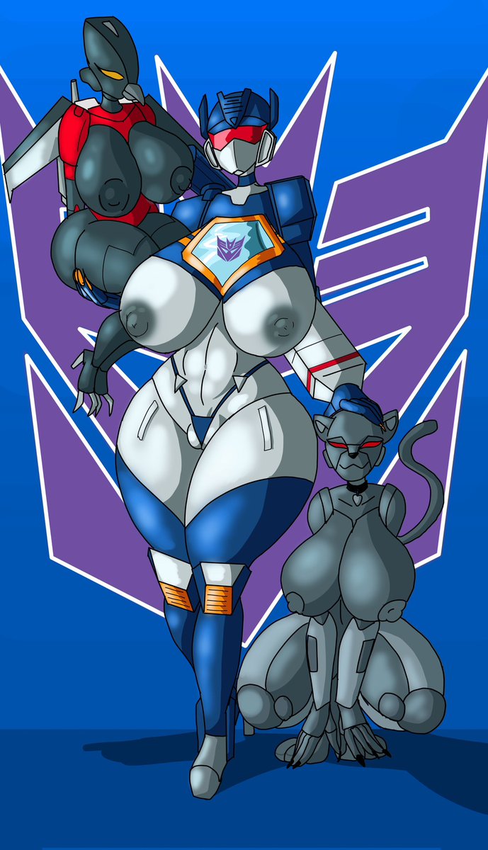 Soundwave Superior. Autobots inferior. 

Finally revealing my sexy Soundwave for my sexy au that I made with <a href="/XLTheFox1/">XLTheFox</a> who helped with designing her with me. And giving me the idea for the anthro Lazerbeak and ravage.

#Transformers #nsfw #rule34