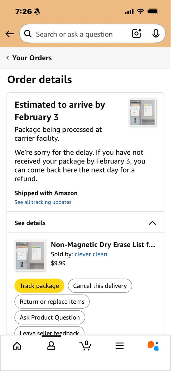 JetQA's tweet photo. @AmazonHelp @amazon Now it’s the 3rd of Feb. Go pound sand Amazon. Canceled my Prime. https://t.co/CvGRiXgIY7