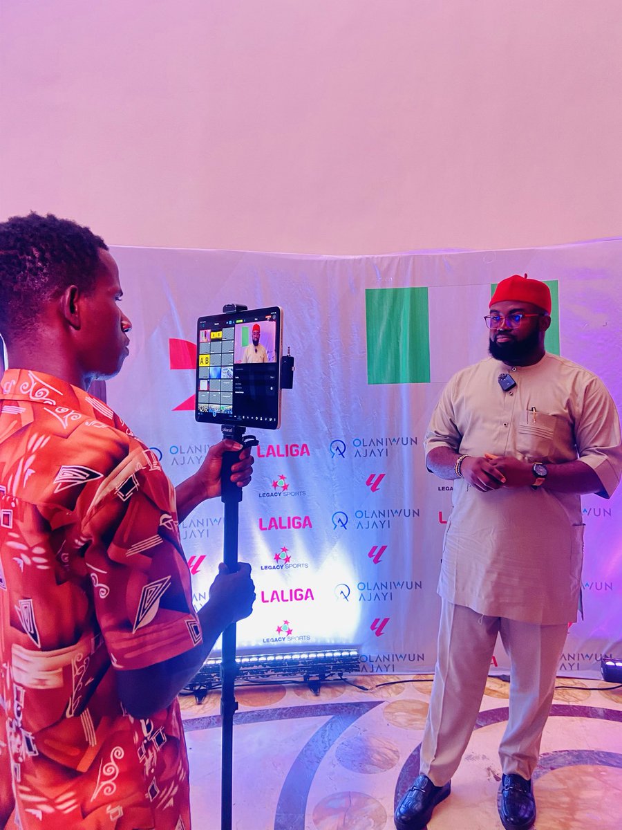 rayvocate's tweet photo. Lastnight , I had the privilege of attending the @LaLiga Talks & Tapas executive forum in Lagos, a high-level engagement that brought together football, business, and institutional leaders from Spain and Nigeria.

The conversations were timely and strategic, centered on how globally proven football development models can be adapted to local realities. For us in Abia State led by Dr. @alexottiofr , this engagement reinforces a clear direction: we are ready to expand critical access to LaLiga’s football development frameworks, knowledge systems, and ecosystem-driven approach to talent, infrastructure, and sports management.

Beyond the game, LaLiga represents structure, data, governance, and sustainability, all of which align strongly with our vision of building a modern, professional, and globally competitive sports ecosystem in Abia State.

We are positioning deliberately, learning from global best practices, and opening pathways for partnerships that translate into real opportunities for our youths, clubs, and institutions. The future of sports development in Abia is intentional, collaborative, and forward-looking.