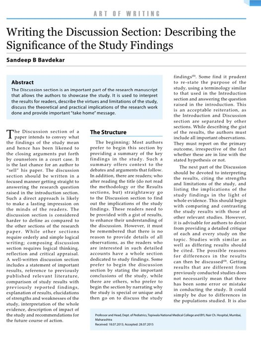 📌ورقه علميه تتحدث عن طريقة المناقشه بعد النتائج 

How to write discussion part?!
من صفحة الدكتور<a href="/dr2alshehri/">د. عبدالرحمن ذياب</a>