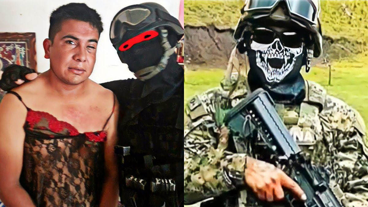 Erick Morales Guevara, known as “El Marino Loko,” became famous for capturing and humiliating cartel members by dressing them as women and forcing them to kiss each other.