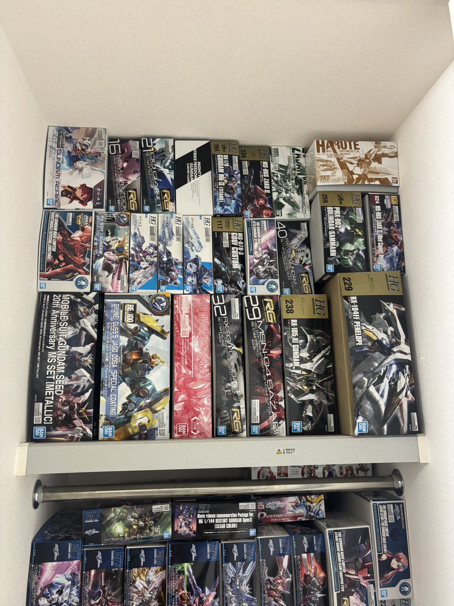 そろそろ…積みプラをどうにかしなければ…しかし最近のHGは箱がデカくなったな…