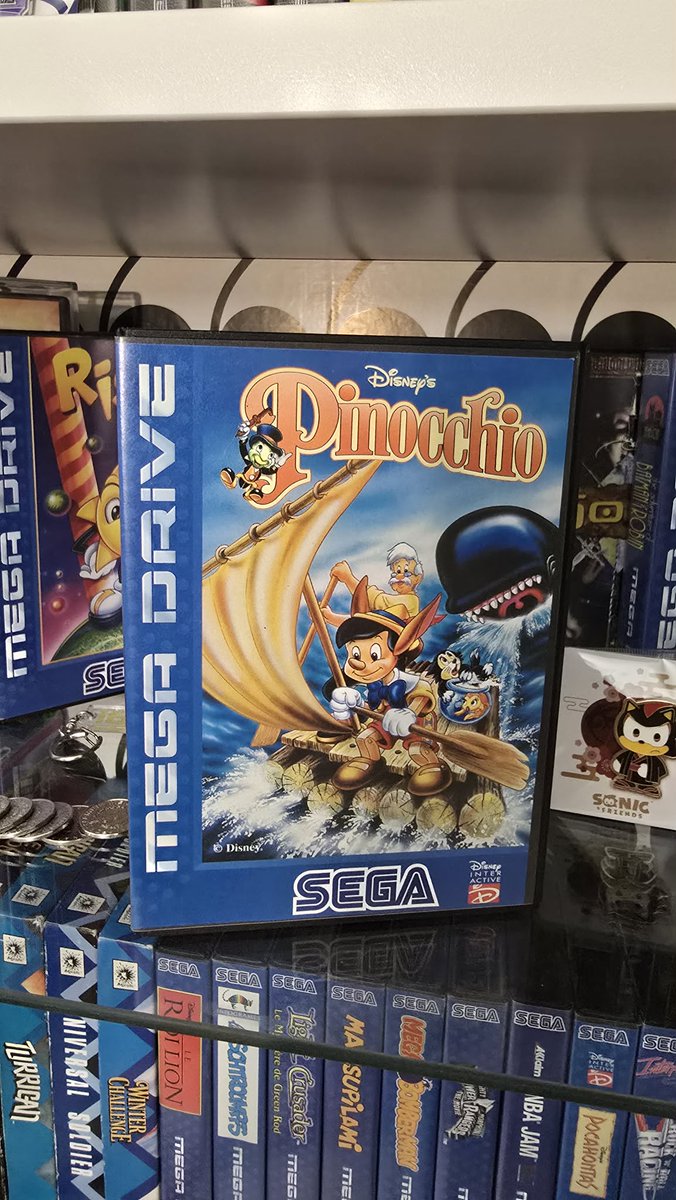 Petite rentrée d'un jeu Megadrive que je n'avais pas encore ^^ 
#megadrive #retrogaming #disney #pinocchio