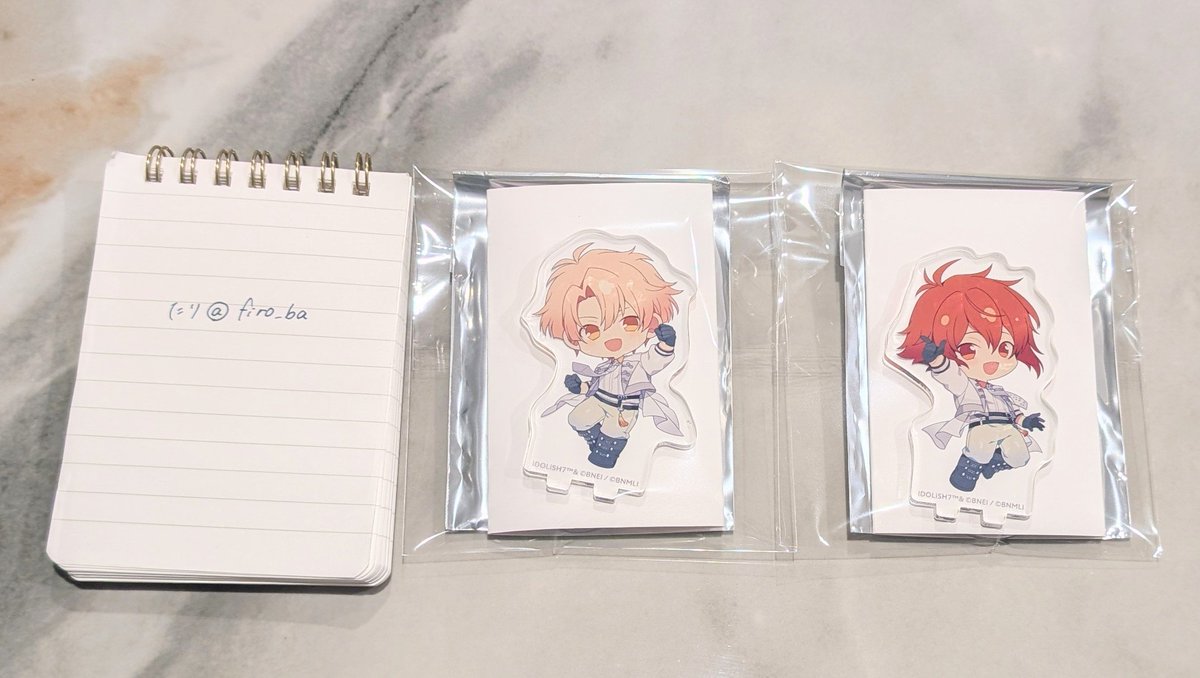 firo_ba's tweet image. 【交換】アイナナ アニカフェ コースター コロッタ アクスタ

譲)画像参照

求)
コースター:一織＞ナギ
コロッタ:一織 ナギ 最低各1、定価+送料
アクスタ:一織 ナギ 各1

郵送、譲渡は銀行振込。
ブロマイドはコースター一織との交換。
一先ず一織含めての交換のみ。
お気軽にお声掛けください。