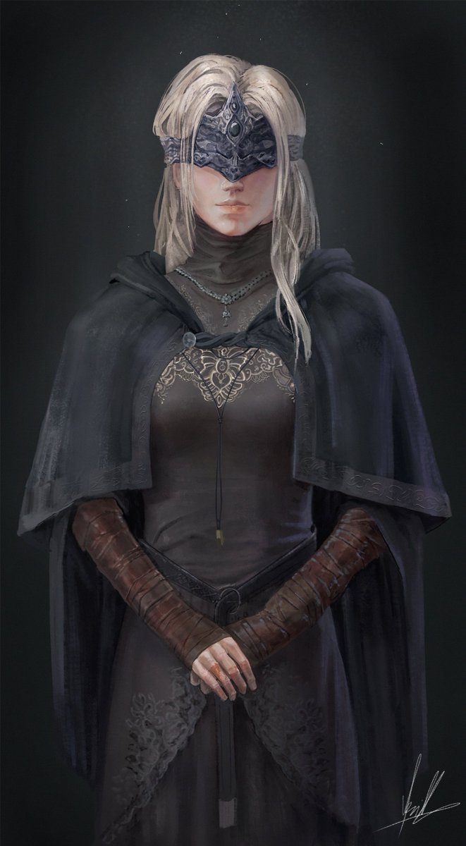 Touch the darkness within me type. Material study
#DarkSouls3 #Firekeeper