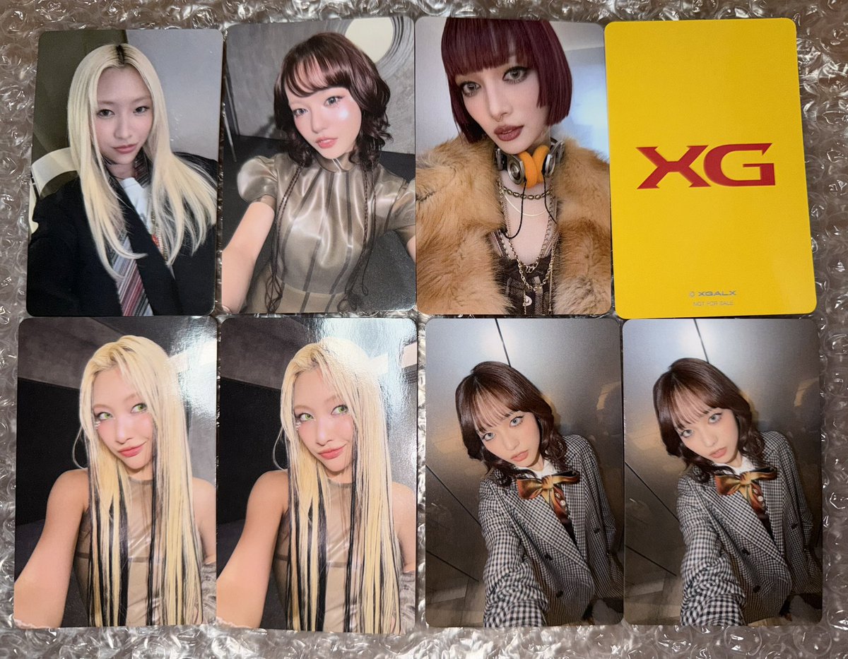 _kpop_card's tweet photo. XG 核 core 交換

譲）
タワレコ タワーレコード ラキドロ ジュリン ジュリア マヤ
特典 ジュリア マヤ

求）タワレコ HMV ラキドロ 特典 ヒナタ

郵送で考えています

その他異種でも検討するので、希望の方がいたらDMお願いします！

#XG交換
#XGトレカ交換 
#XG_THECORE_核 https://t.co/5pFk0cinET