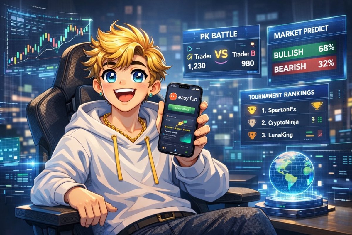 Shinyethdot's tweet image. 1. If it makes trading feel alive and active: you stay connected to real market momentum instead of trading in silence — @easydotfunX 

2. If it turns trading into competition with structure: you naturally sharpen timing, sizing, and decision-making — easy.fun

3.…