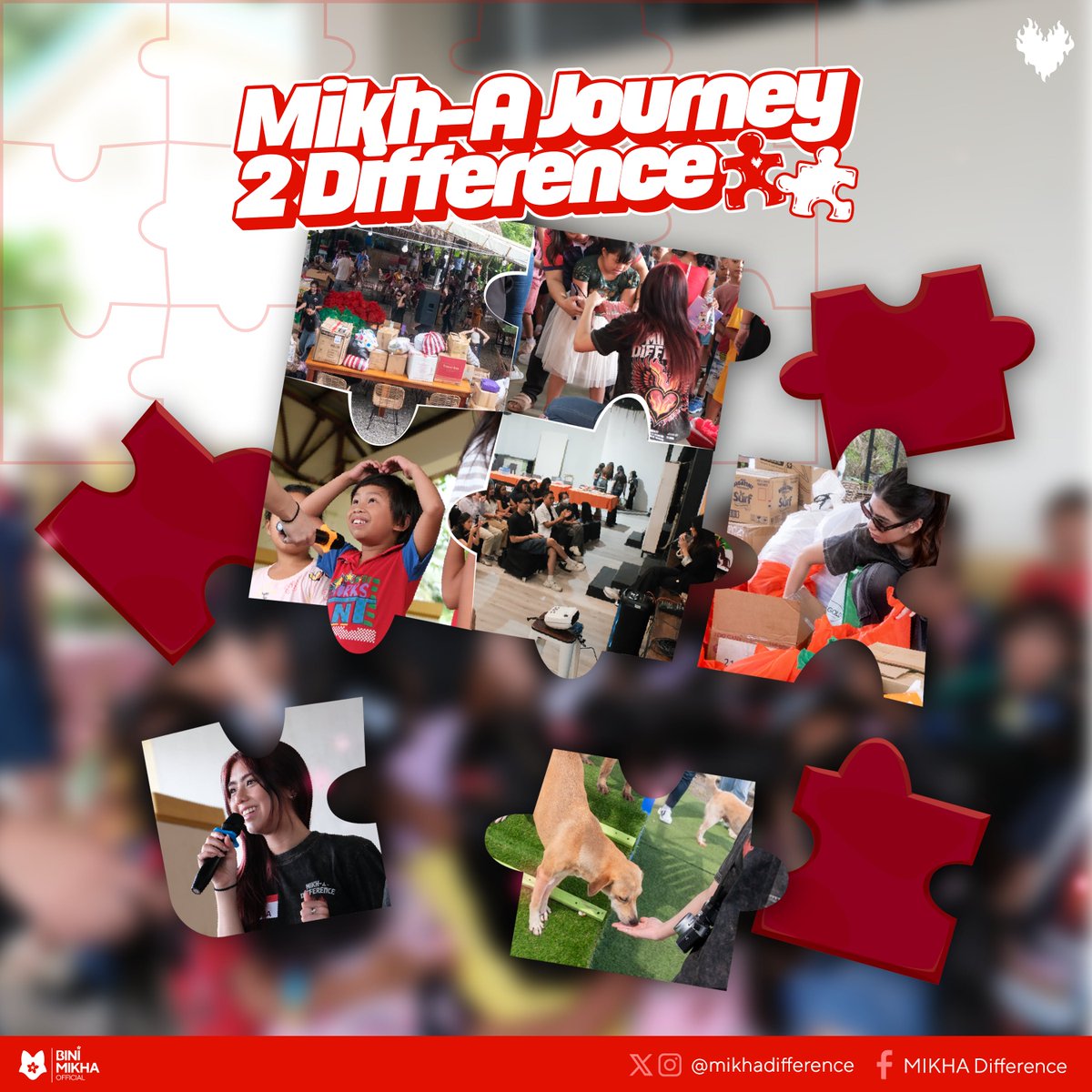 BiniMikhaOFC's tweet image. Piece by piece, hope finds its way back. Every donation adds a missing part; every act of kindness helps complete a story that’s meant to be whole.     

In the middle of it all, Mikh-A Journey 2 Difference becomes the bridge, turning small pieces into something bigger than us.…