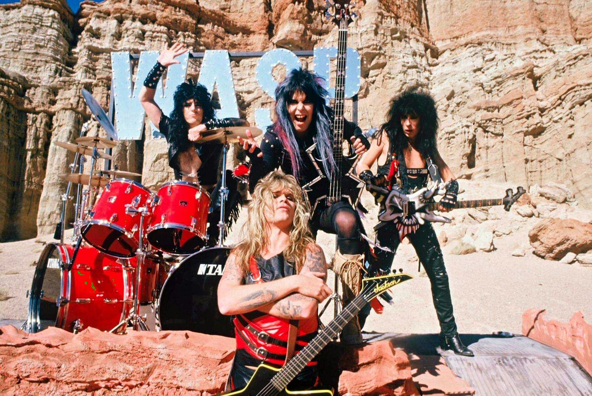 WaspFanClub's tweet image. W.A.S.P. 
Wild Child video outtake photo, 1985 

#BlackieLawless #wasp @WASPOfficial #WildChild