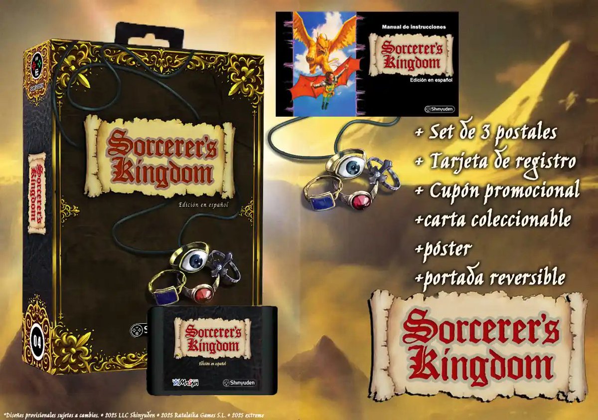 shinyuden's tweet image. ⚔️Sorcerer’s Kingdom
RPG Clásico de los 90 
PRIMERA VEZ EN ESPAÑOL!
Unidades LIMITADAS
👉sk.shinyuden.com