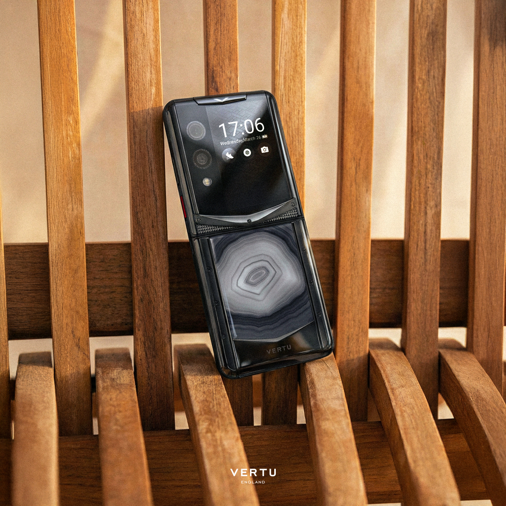 VertuEngland's tweet photo. Unfold elegance this spring with the VERTU Agate Foldable.
Experience luxury craftsmanship and timeless design at your fingertips.
Discover more now.

#VERTU #AgateFoldable #LuxuryPhone #SpringElegance #LuxuryTech #Handcrafted #PremiumDesign #TechWithStyle https://t.co/sXqGHSMeIt