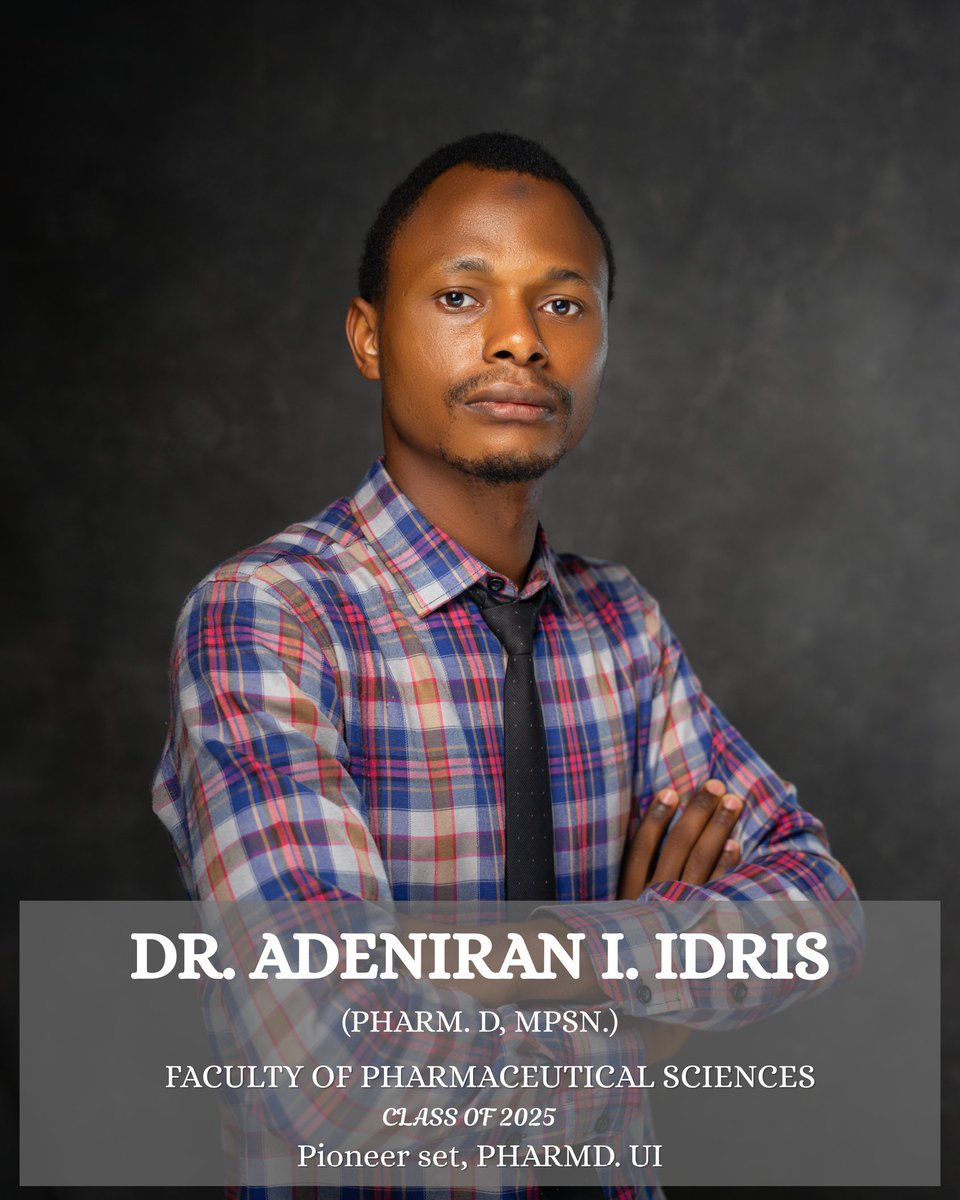 Alhamdulillāh. 🥹🤲

Officially a Pharm.D graduate of the prestigious University of Ibadan.