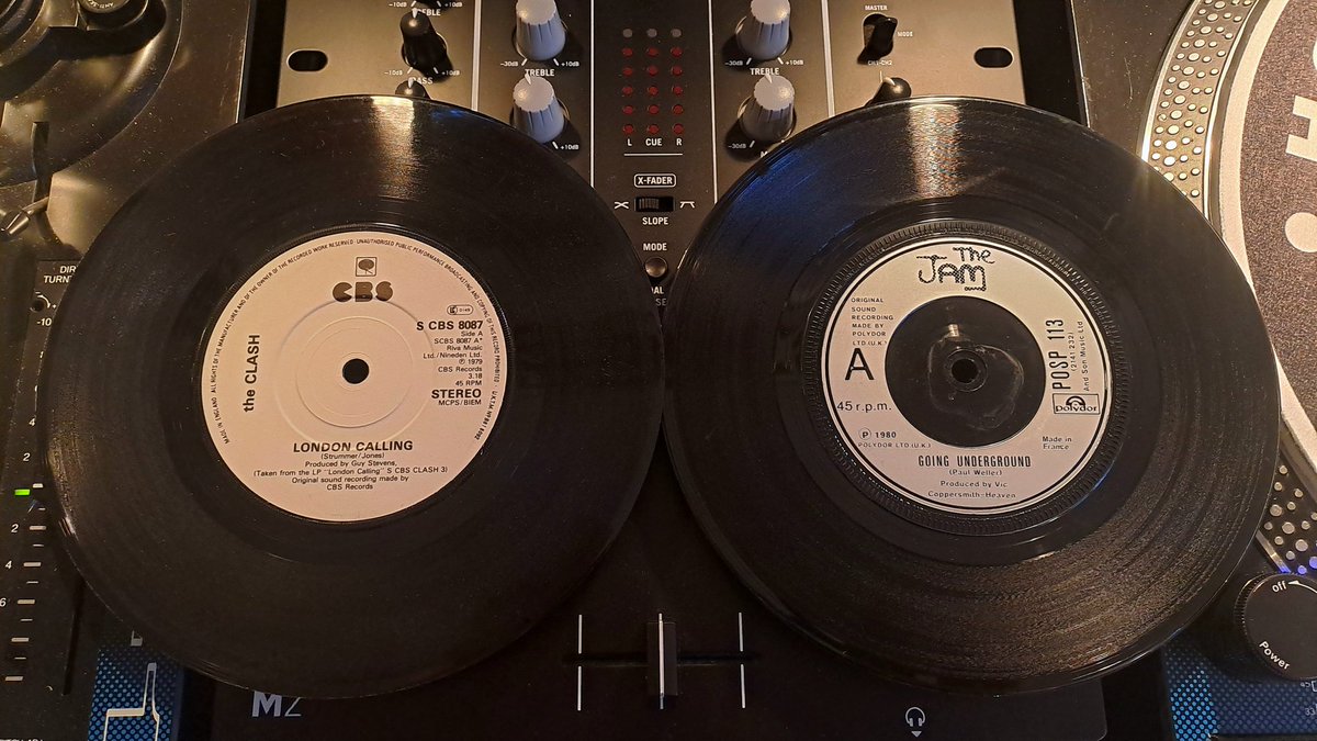 You can only pick one...

THE CLASH - LONDON CALLING
or
THE JAM - GOING UNDERGROUND 

What's it going to be?