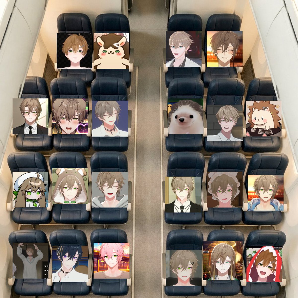 ttararang's tweet image. 비행기 좌석 고르기