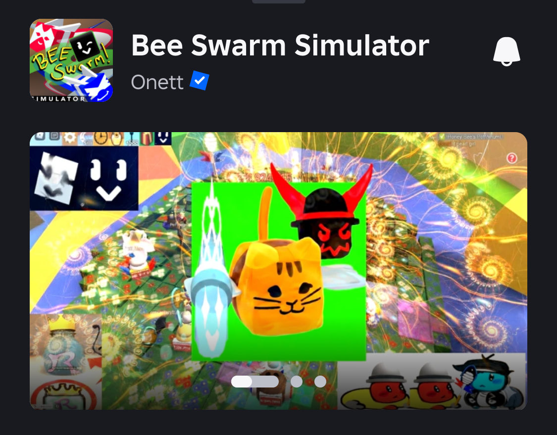 WhatGamerWha's tweet photo. I havent played BSS in a while, but what the hell is onett doing 💀 #beeswarmsimulator https://t.co/CptQXyaOXl