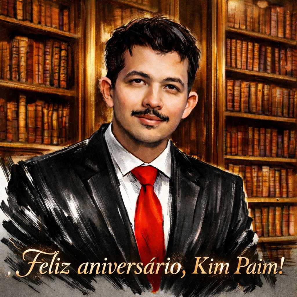 Feliz aniversário, <a href="/kimpaim/">Kim D. Paim</a> — que sua voz continue ecoando mais alto que a covardia de muito, despertando e politizando um Brasil que ainda precisa aprender e compreender a própria história, antiga e recente. 🇧🇷
Muitos anos de vida, saúde e prosperidade sempre. 🫡