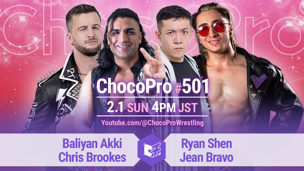 📣NEXT!!!! #ChocoPro 🍫 

🔥<a href="/chie_gtmv/">小石川 チエ</a> <a href="/Mei_gtmv/">Mei Suruga 駿河メイ🇯🇵</a> vs <a href="/kaho_gtmv/">広海カホ ⛵ Kaho Hiromi</a> <a href="/hiyori_gtmv/">谷綿ヒヨリHiyori Yawata☁️</a>
🔥🇮🇳<a href="/baliyanxakki/">Baliyan Akki バリヤン•アッキ</a> 🇬🇧<a href="/OBEYBrookes/">Chris Brookes クリス・ブルックス</a> vs 🇸🇬<a href="/RyanShen_PW/">Ryan Shen</a> 🇨🇱<a href="/JeanBravo_exe/">Jean Bravo</a>
and more!

Who are you rooting for?
Support💐➡chocopro.bigcartel.com/product/chocob…
Ticket🎫➡livepocket.jp/p/chocopro

#ddtpro