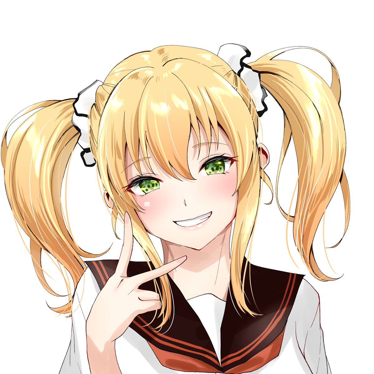 千ノ桃工房さん(@momorurisgs)がうちのモニカちゃん描いてくれたので、返礼として尿道緩め田舎住み都会女子のチカちゃんを描かせていただきました! 