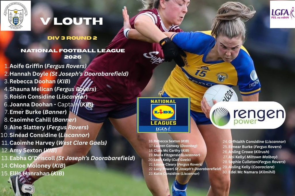 Clare LGFA tweet media
